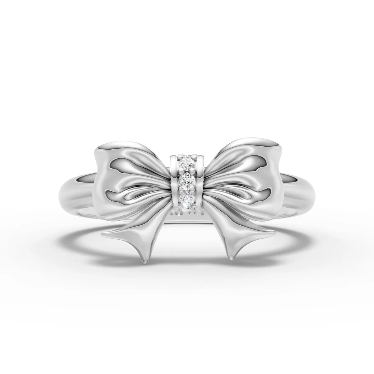 Diamond Bow Design Ring